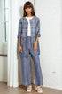 Carrie Car Coat – Plaid Linen